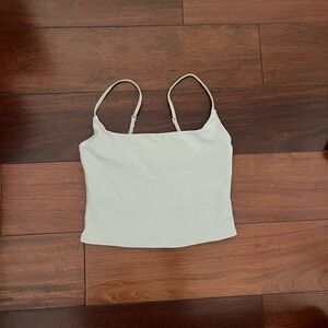 Aritzia grey spaghetti strap tank top